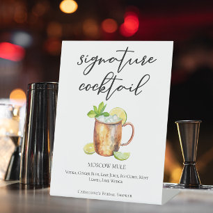 Signe De Table Cocktail Signature Unique Moscow Mule