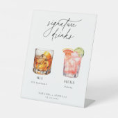 Signe De Table Cocktails contemporains Signature Boissons (Recto)