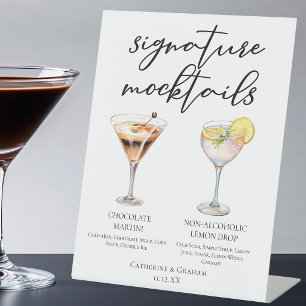 Signe De Table Cocktails Sans Alcool Dessert Martini Chocolat Gou