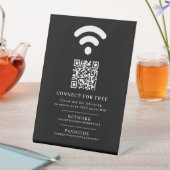 Signe De Table Code d'accès réseau Wifi informations d'invité cod (In SItu)