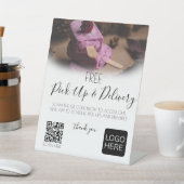 Signe De Table Code de la salle de restaurant Code QR Signal de l (In SItu)