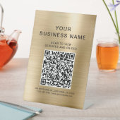 Signe De Table Code QR Business Scan To Connect Or (In SItu)