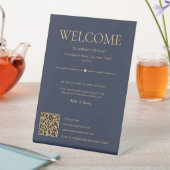 Signe De Table Code QR de bienvenue pour location de vacances Mai (In SItu)