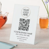 Signe De Table Code QR de l'entreprise professionnelle Logo & Tex (In SItu)