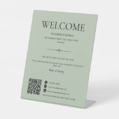 Signe De Table Code QR de location de vacances Airbnb Sage Bienve (Recto)