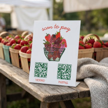 CODE QR DE PAIEMENT Stand de fruits et légumes Kio