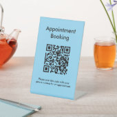 Signe De Table Code QR de réservation de rendez-vous (In SItu)