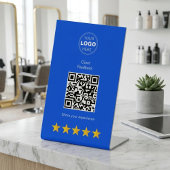 Signe De Table Code QR de retour client professionnel