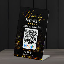 Code QR de révision Google du salon de coiffure El