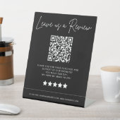 Signe De Table Code QR de révision pour entreprise (In SItu)