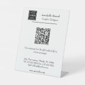 Signe De Table Code QR d'entreprise Fournitures de bureau Accesso (Recto)