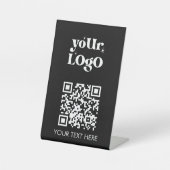 Signe De Table Code QR - Logo de l'entreprise Analyse-moi (Recto)