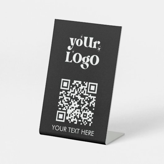 Signe De Table Code QR - Logo de l'entreprise Analyse-moi (Recto)