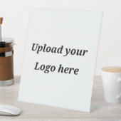 Signe De Table Code QR personnalisé simple ajoutez votre nom logo (In SItu)
