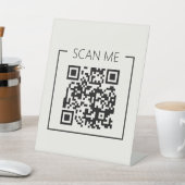 Signe De Table Code QR pour petites entreprises Scannez-moi Ensei (In SItu)