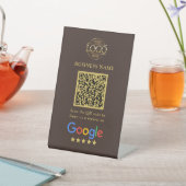 Signe De Table Code QR simple personnalisé pour les avis Google a (In SItu)