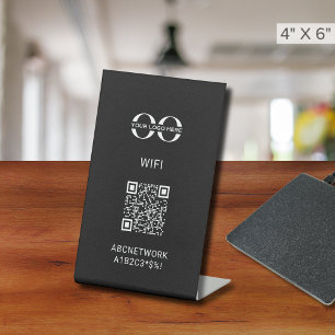 Signe De Table Code QR Wifi