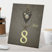 Signe De Table Coeur de vapeur, (In SItu)