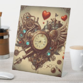Signe De Table Coeur Steampunk/Saint-Valentin (In SItu)