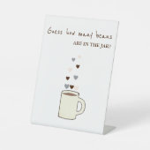 Signe De Table Coffee Bridal Shower Guess How Many Beans (Recto)