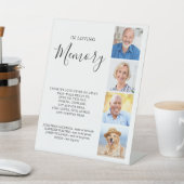 Signe De Table Collage photo personnalisé Mariage personnalisé (In SItu)