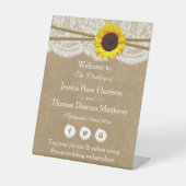 Signe De Table Collection de Mariages Kraft, dentelle et tourneso (Recto)