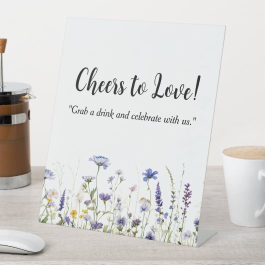 Signe De Table Collection de mariées du Fleur sauvage bleu Regenc (In SItu)