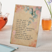 Signe De Table Colossiens 3:16 NKJ Bible Verse Image (In SItu)