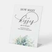 Signe De Table Combien de baisers sont dans le bocal ? (Recto)