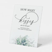 Signe De Table Combien de baisers sont dans le bocal? (Recto)