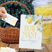 Signe De Table Combien De Citron Lèvres Jeu De Fête