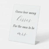 Signe De Table Combien de Fêtes des mariées de baisers (Recto)