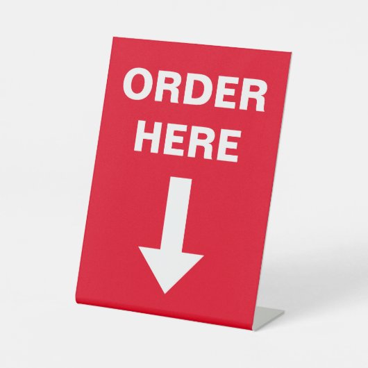 Signe De Table Commandez ici Bar Restaurant (Recto)