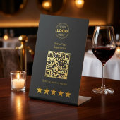 Signe De Table Commentaires sur l'évaluation du code QR Charbon d