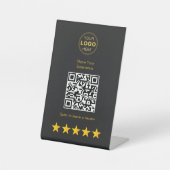 Signe De Table Commentaires sur l'évaluation du code QR Charbon d (Recto)