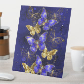 Signe De Table Composition avec papillons Sapphire (In SItu)