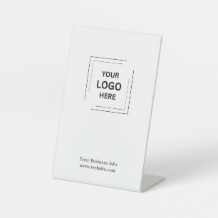 Signe De Table Conception blanche propre minimaliste   Entreprise