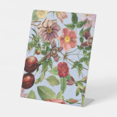 Signe De Table Conception botanique vintage (Recto)