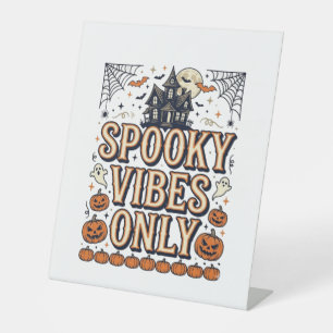 Signe De Table Conception de chemise Halloween vintage Spooky Vib