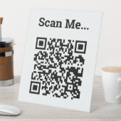 Signe De Table Conception de code QR (In SItu)