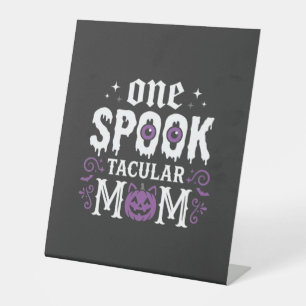 Signe De Table Conception de Halloween pour maman Spooktacular_1