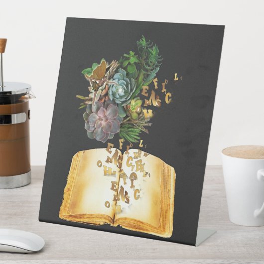 Signe De Table conception de jardin succulent  (In SItu)