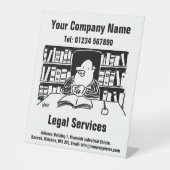 Signe De Table Conception des services juridiques (Recto)