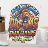 Signe De Table conception d'oreiller de citation inspirante (In SItu)