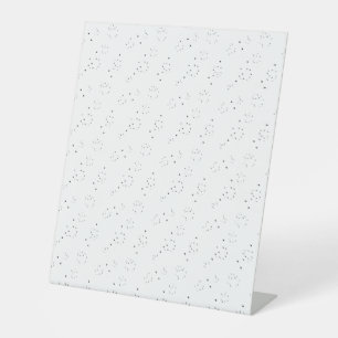 Signe De Table Conception verticale huit