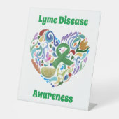 Signe De Table Conférence de sensibilisation au ruban vert sur la (Recto)