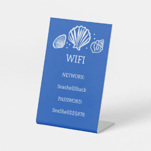 Signe De Table Connexion WIFI Location de vacances coquillages de