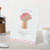 Signe De Table Conseils de shower de mariage rose pour la future (In SItu)