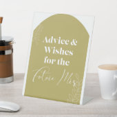 Signe De Table Conseils et voeux pour l'avenir Mme Sign (In SItu)