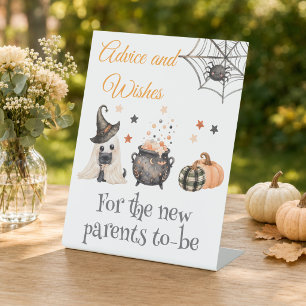 Signe De Table Conseils et Vœux Révélation Halloween pour Nouveau